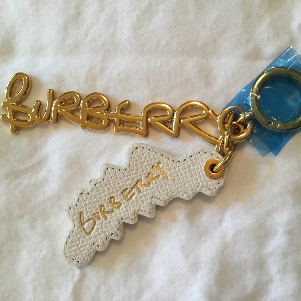 Burberry Gold Festive Charms Keyfobs - Picture 2 of 7